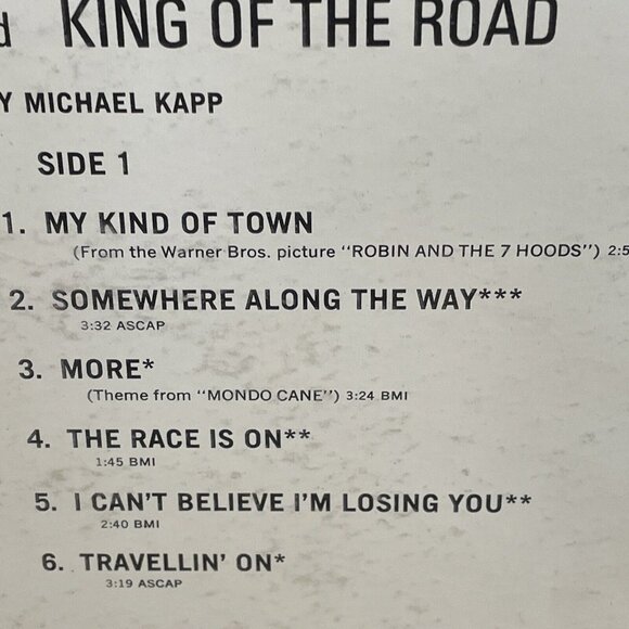 Jack Jones – My Kind Of Town (Vinyl, 1965) Kapp Records KS 3433 VG+ LP Record - Picture 4 of 10